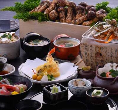 松茸と秋の味覚会席　9/1～10/31